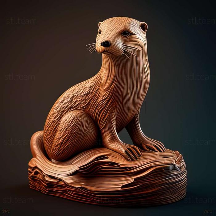 3D model otter (STL)